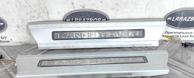 Накладки порогов салона Range Rover Sport 2 L494 LR093553