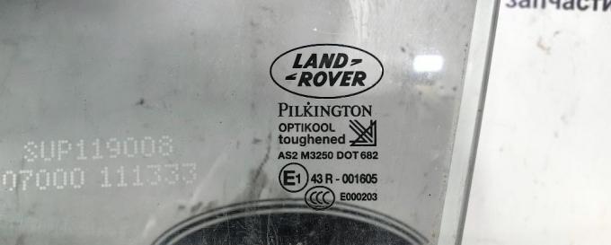 Стекло двери передней левой Range Rover Sport L320 CUB500151