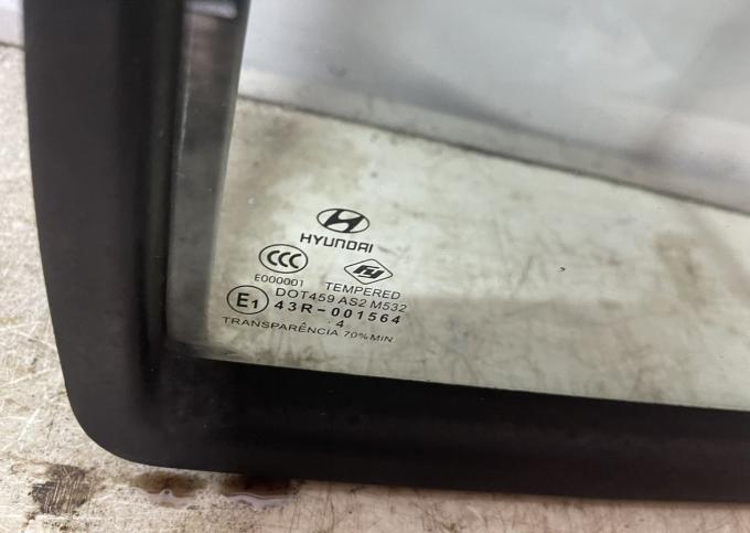 Стекло форточки задней правой Hyundai Getz 2002 834611C010