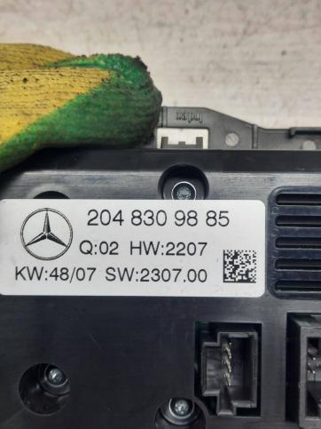 Блок управления климатом Mercedes W204 A2048309885