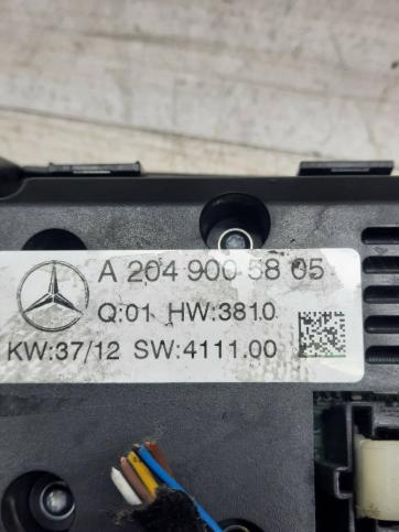 Блок климат контроля Mercedes W204 A2049005805