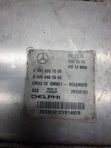 Блок управления двигателем Mercedes Om651 A6519007500