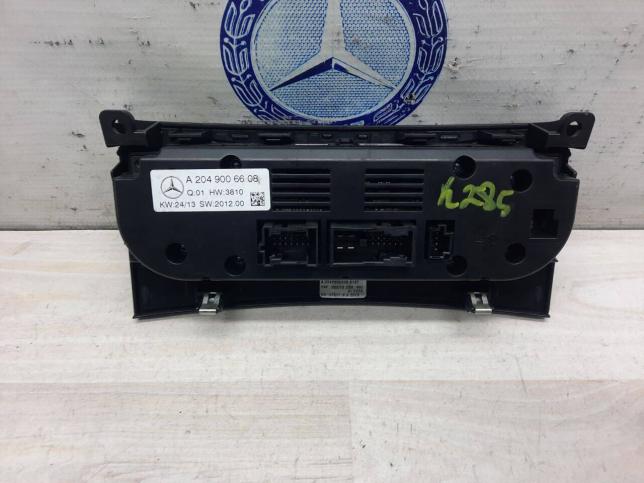 Блок управления климат контролем Mercedes W204 A2049006608