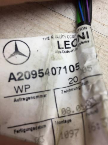 Проводка двери Mercedes W209 A2095407105