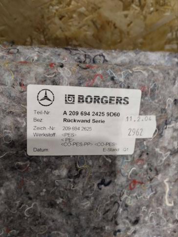 Обшивка багажника Mercedes W209 Cabrio A2096941225