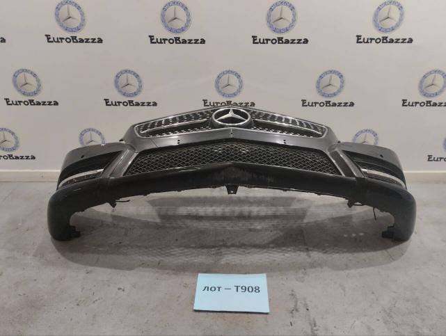 Бампер передний с решеткой Mercedes W218 AMG A2188800740