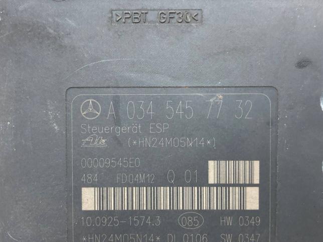 Блок ABS ESP Mercedes W203 A0345457732