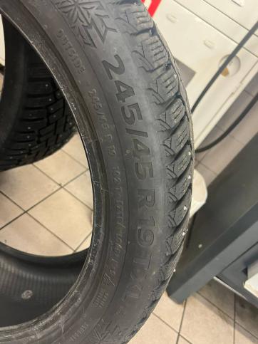 245/45 R19 Continental IceContact 2 зимние шипованные