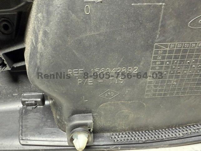 Рено Меган 3 обшивка двери задняя левая оригинал 829A11284R