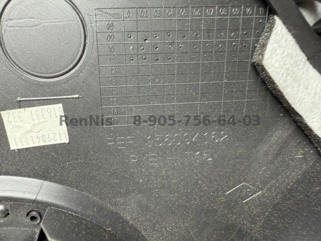 Рено Меган 3 обшивка двери задняя левая оригинал 829A11284R