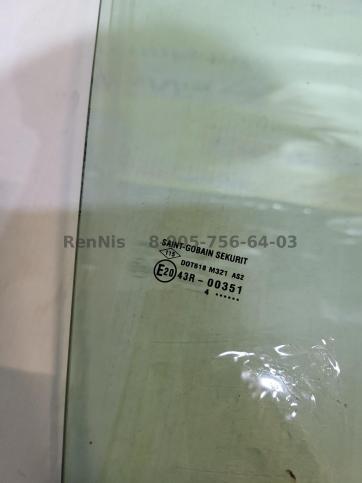 Рено Логан 2015 стекло переднее ПРАВОЕ оригинал 43R-00351
