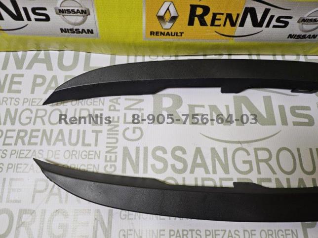 Рено Логан 2014 планки под фары комплект новый 260E07324R