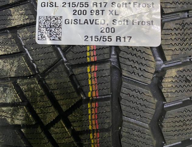 215/55 R17 Gislaved Soft Frost 200 зимние нешипованные