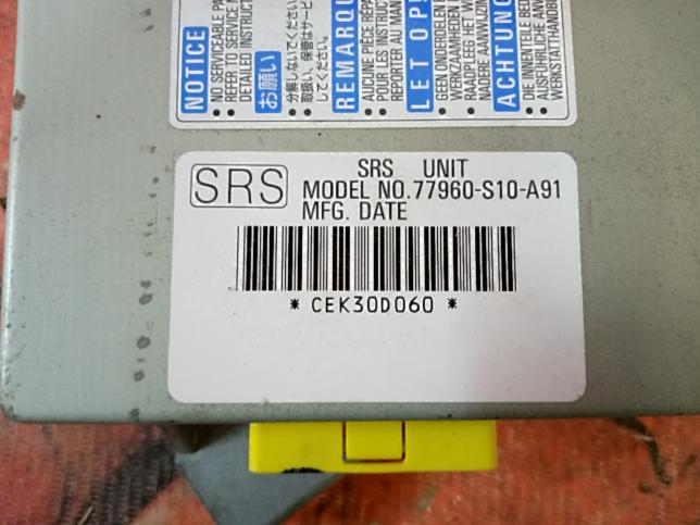 Блок SRS Honda CR-V 1 77960S10A91
