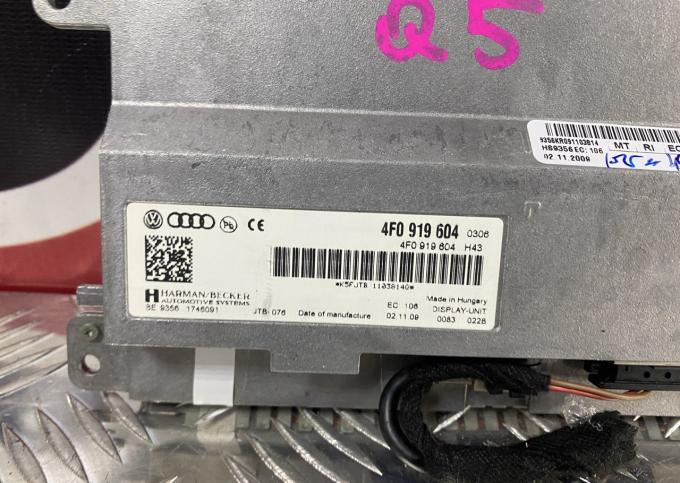 Дисплей информационный Audi Q5 8R 4F0919604