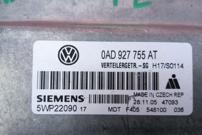 Блок управления раздаткой Volkswagen Touareg 0AD927755AT