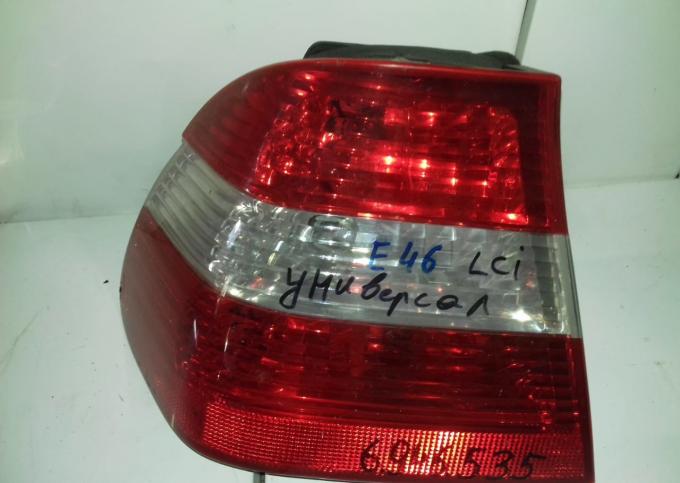 Фонарь зад лев BMW 3 E46 LCI универсал 63 21 6 946 535