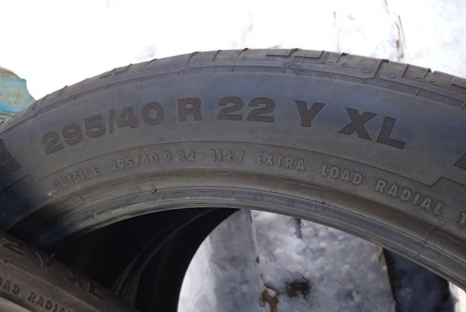 Continental ContiSportContact 5 295/40 R22