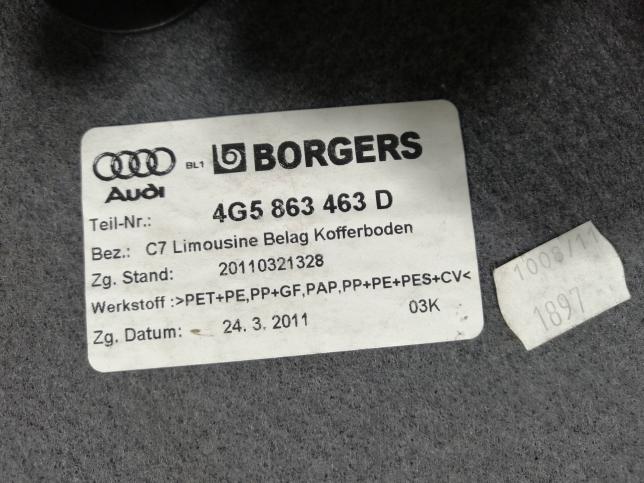 Пол багажника Audi A6 C7 4G5863463D