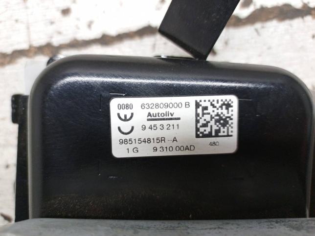 Подушка безопасности в торпеду Renault Kaptur 985154815R