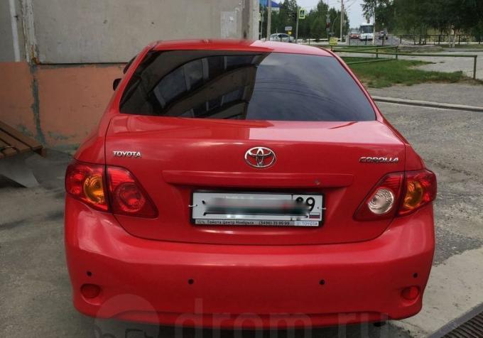 Бампер задний Toyota Corolla E15 дорестайлинг 5215912934