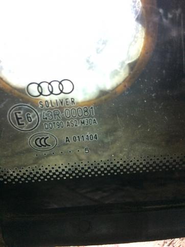 Стекло боковое левое Audi A6 C6 4F5845299