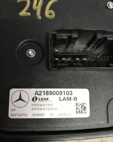 Блок управления LED Mercedes W246 B 2011) 2189009103