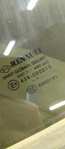 Форточка зад LH (универсал) двери Renault Megane 2 43R-000015
