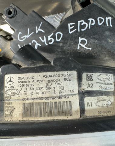 Фара правая Mercedes-Benz GLK X204 2011 A2048207559