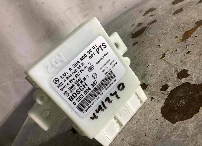 Блок управления парктрониками Mercedes-Benz C W204 A2049009201