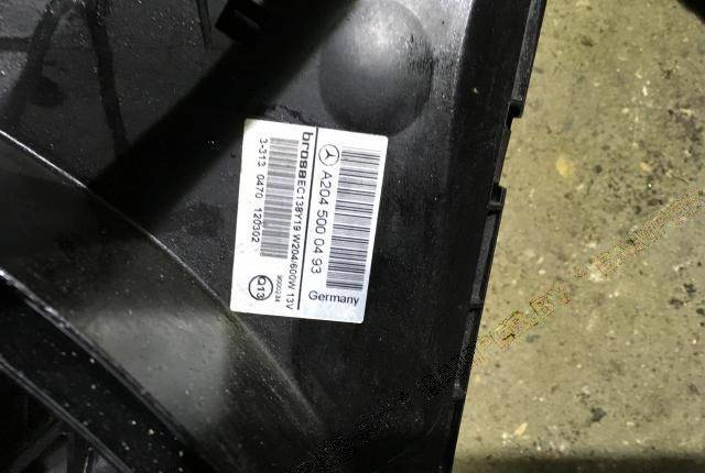 Кассета радиаторов Mercedes-Benz C W204 2011 2045000393