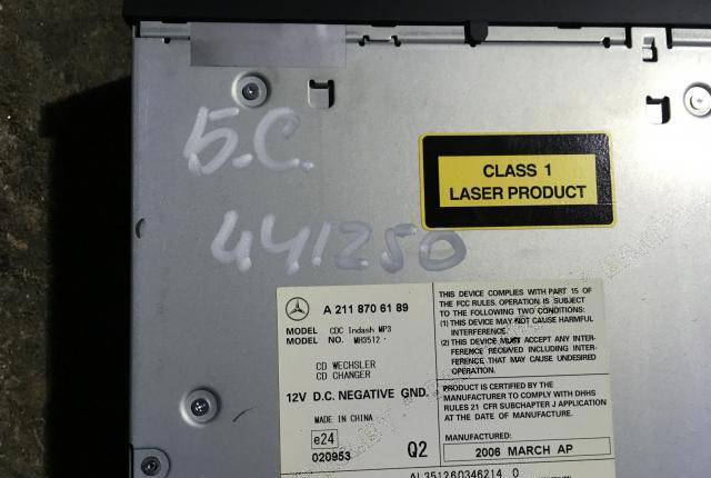 CD-чейнджер Mercedes-Benz R W251 2008 A2118706189