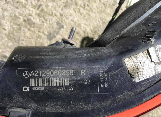 Фонарь задний правый Mercedes-Benz E W212 2012 A21290608582129060858