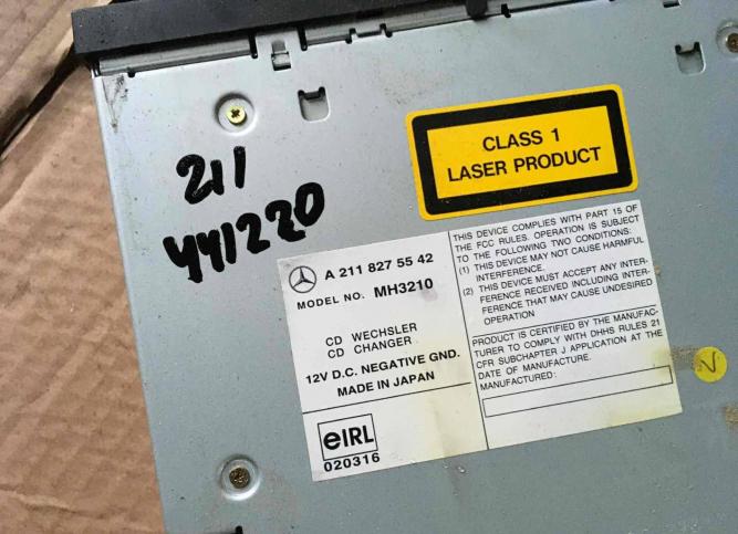 CD-чейнджер Mercedes-Benz A W169 2005 A2118275542