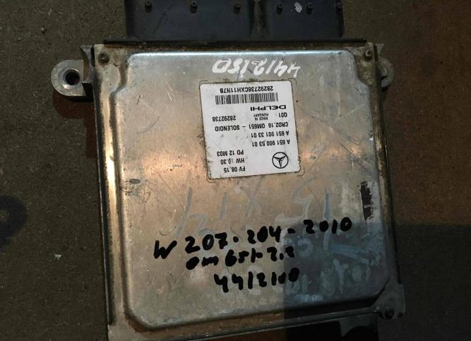 Блок управления двигателем Mercedes-Benz E W212 A65190053016519005301
