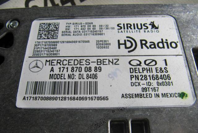 Усилитель антенны в заднем стекле Mercedes-Benz E A1718700889