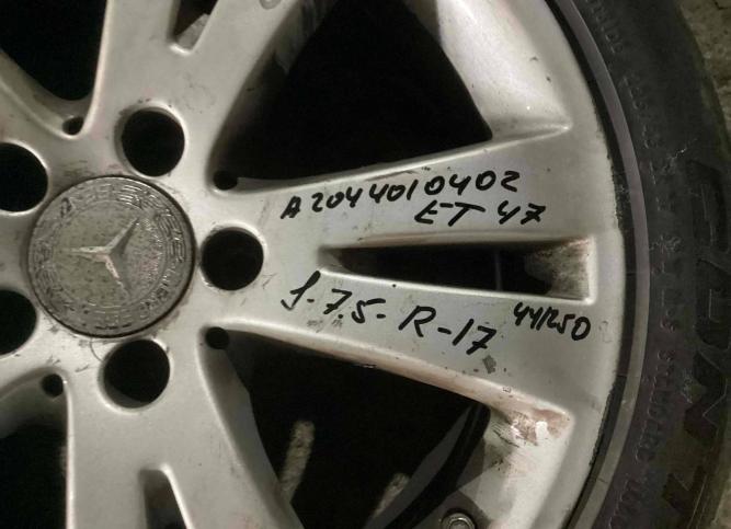 Литой диск R17x7 Mercedes-Benz C W204