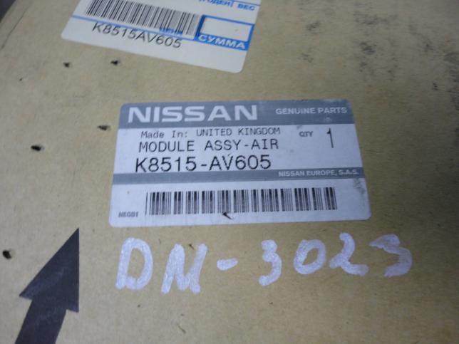 Подушка безопасности пассажирская Nissan Primera P12   K8515AV605