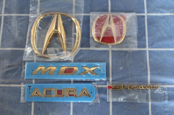 Набор эмблем GOLD Acura MDX 08F20STX201