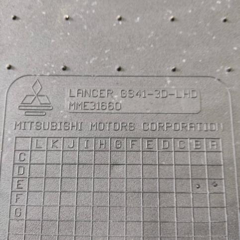 Комплект ковриков Mitsubishi Lancer 10 MME31660