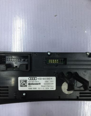 Блок управления климатом Audi A6 4G0820043H