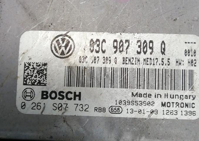 Блок управления Двс VW Sharan 1.4 TSI Шкода Фабия 03C907309Q