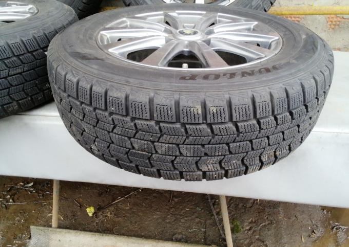195 55 r15 Dunlop dsx 2на литые диски Manaray