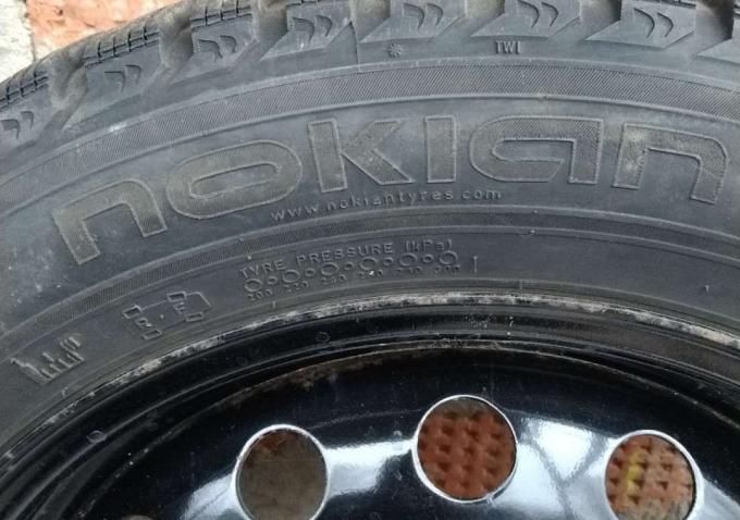 Nokian Nordman 5 205/55 R16 на диске Hyundai Kia