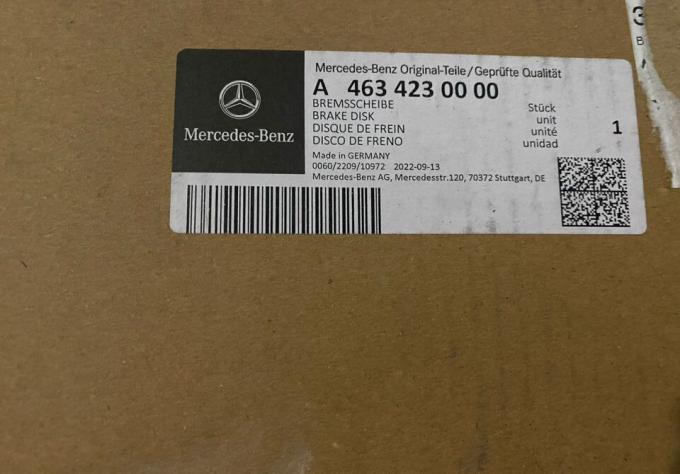 Тормозные диски задние Mercedes G 6.3 AMG оригинал A4634230000