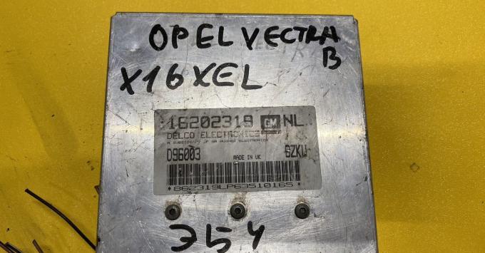 Блок управления двигателем Opel Vectra B 1.6 16V 16202319