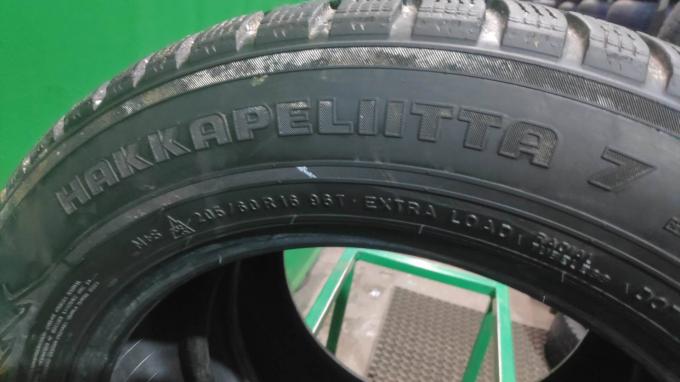 205/60 R16 Nokian Tyres Hakkapeliitta 7 зимние шипованные